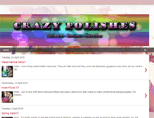 Tablet Screenshot of crazypolishes.com